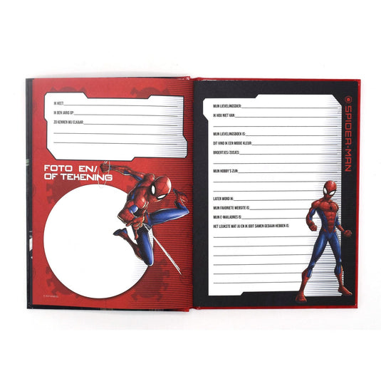 Imagebooks vriendenboek spiderman