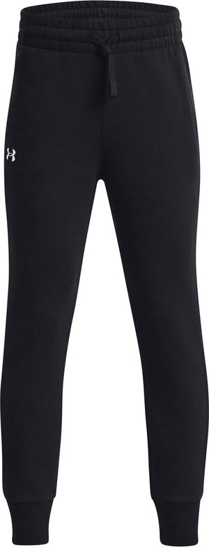 Under armour ua rival fleece joggers meisjes sportbroek - zwart