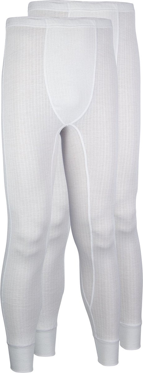 Avento thermobroek - mannen - 2-pack - wit - maat xxl