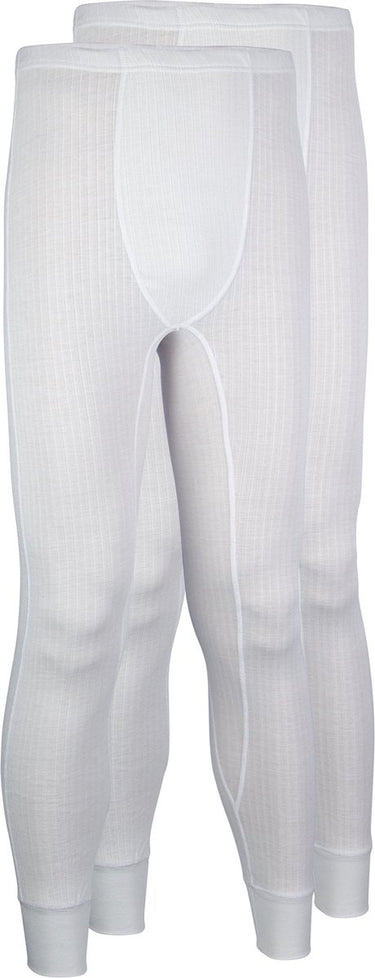 Avento thermobroek mannen - 2-pack - wit - maat s