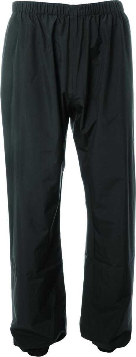 Agu go regenbroek essential unisex - regenkleding voor dames en heren - zwart - waterdicht en ademend - xs