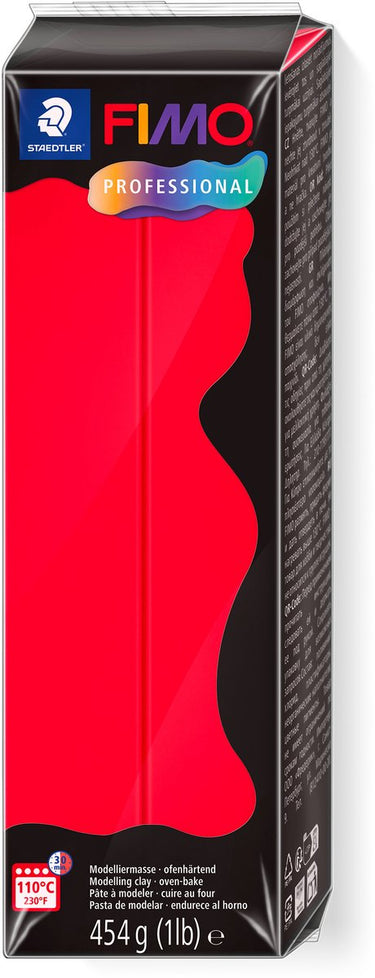 Fimo professional boetseerklei 454 g primair rood