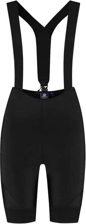 Rogelli detach ii fietsbroek dames - met zeem en bretels - wielrenbroek - zwart - maat m
