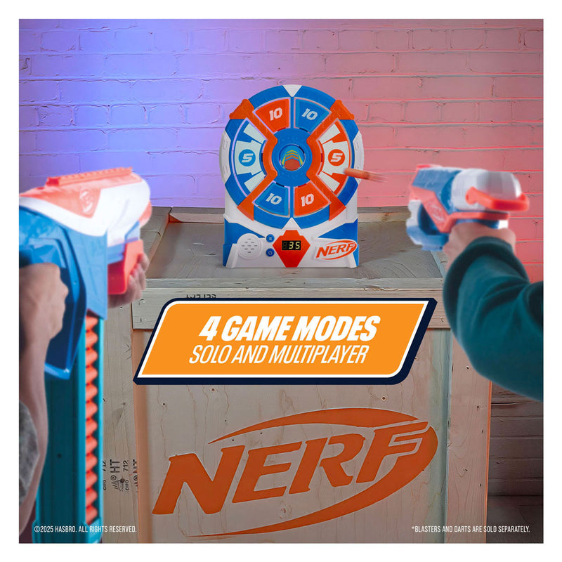 Chargez l'image dans la visionneuse de la galerie, Hasbro nerf bullseye electronic target core bewegend schietdoel
