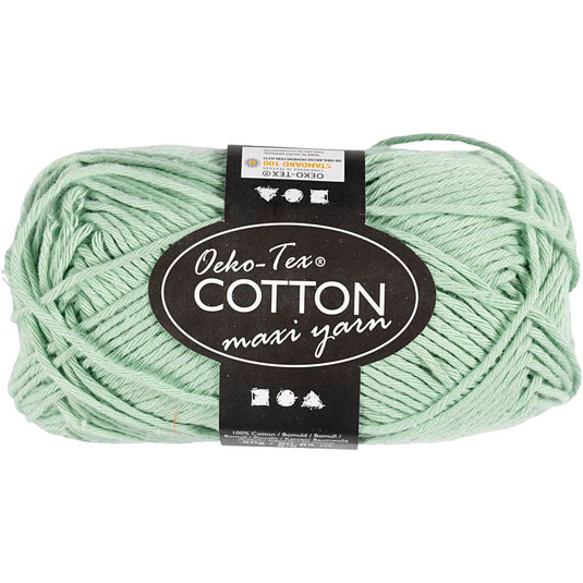 Creativ company katoengaren, afm 8 8, l: 80-85 m, mint groen, 50 gr 1 bol