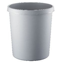 Prullenbak helit 18 liter lichtgrijs