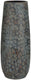Mica decorations bloemenvaas clemente - 55 x 21 cm - groen koper - keramiek - vaas