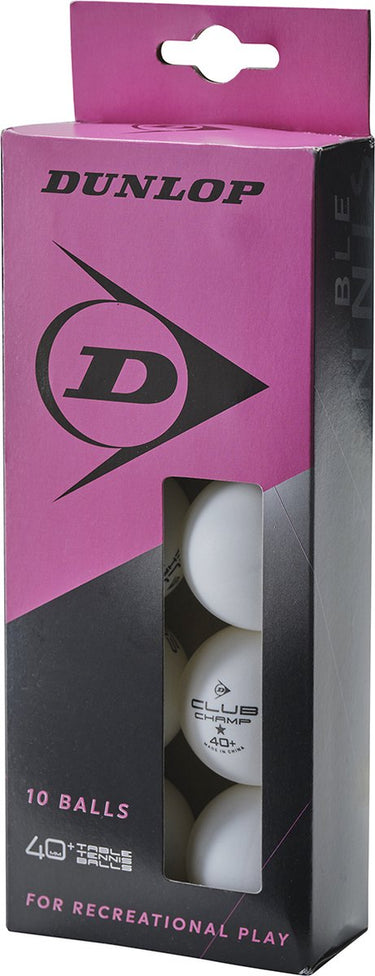 Dunlop - tafeltennisnet - 40+ 10 ball polybag