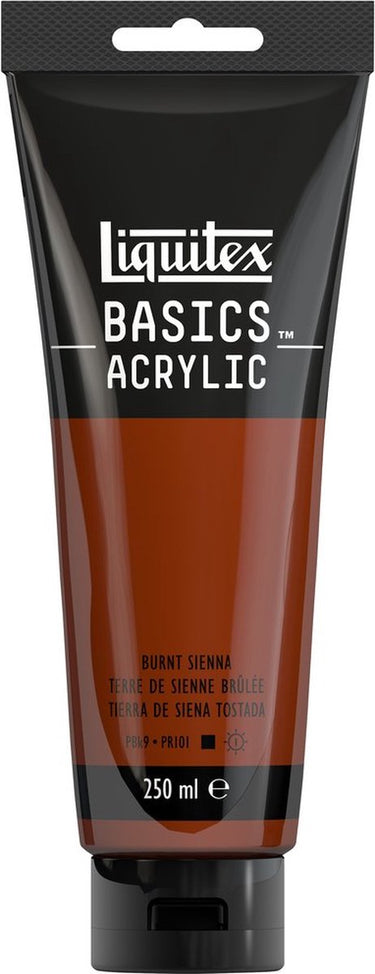 Liquitex 88700217 basics acrylverf cadmium yellow deep hue – 250 ml | kunstenaars acrylverf | middelmatige viscositeit | lichtechte kleur voor schilderen canvas
