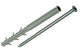 Mack 1019931 - kozijnplug lange exp. polyam. + schr 4st 10 x 160 mm | 5 stuks