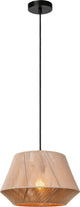 Lucide jessica - hanglamp - 1xe27 - grijs - japandi