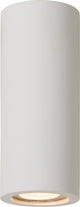 Lucide gipsy - plafondspot (plafondlamp) - ø 7 cm - 1xgu10 - wit - japandi