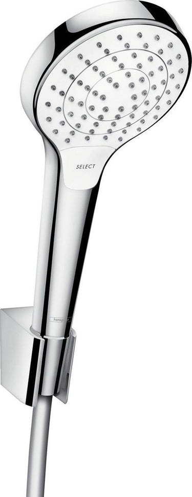 Hansgrohe croma select s vario porter's badset - 125 cm slang - chroom wit