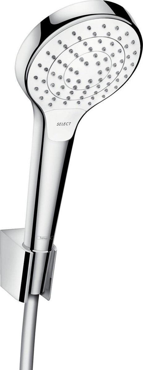 Hansgrohe croma select s vario porter's badset - 125 cm slang - chroom wit