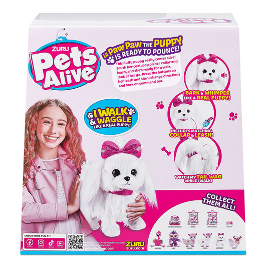 ZURU Pets Alive Paw Paw Wandelende Puppy