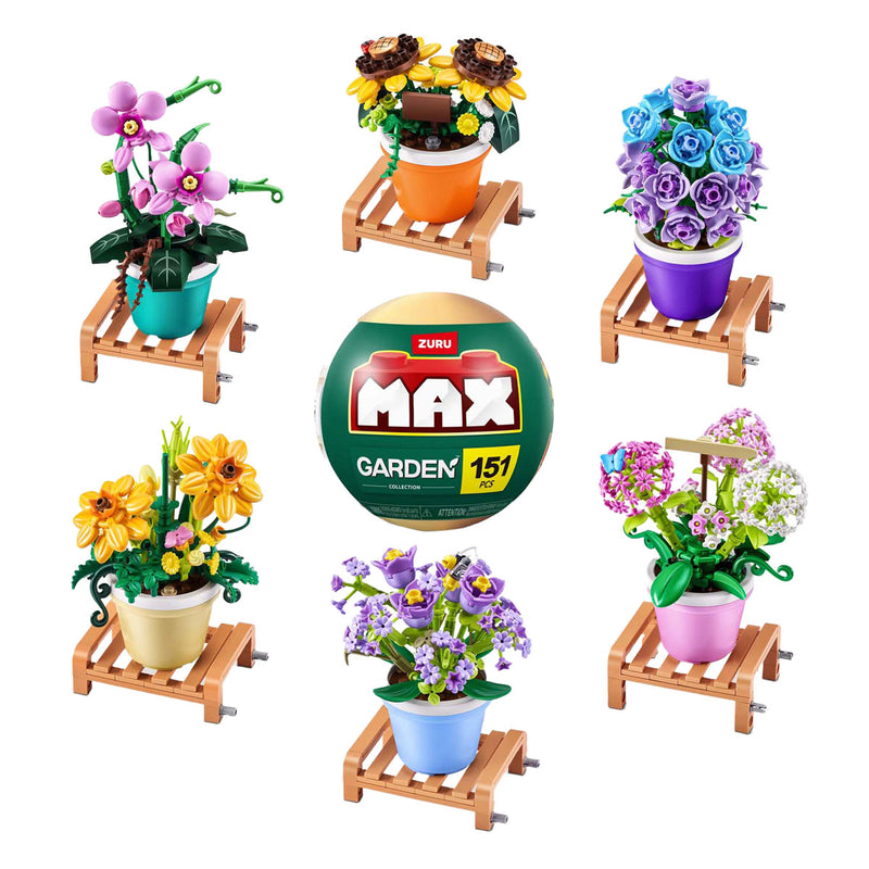 Load image into Gallery viewer, Zuru max premium garden pot plants - bouwspeelset in verrassingsbal
