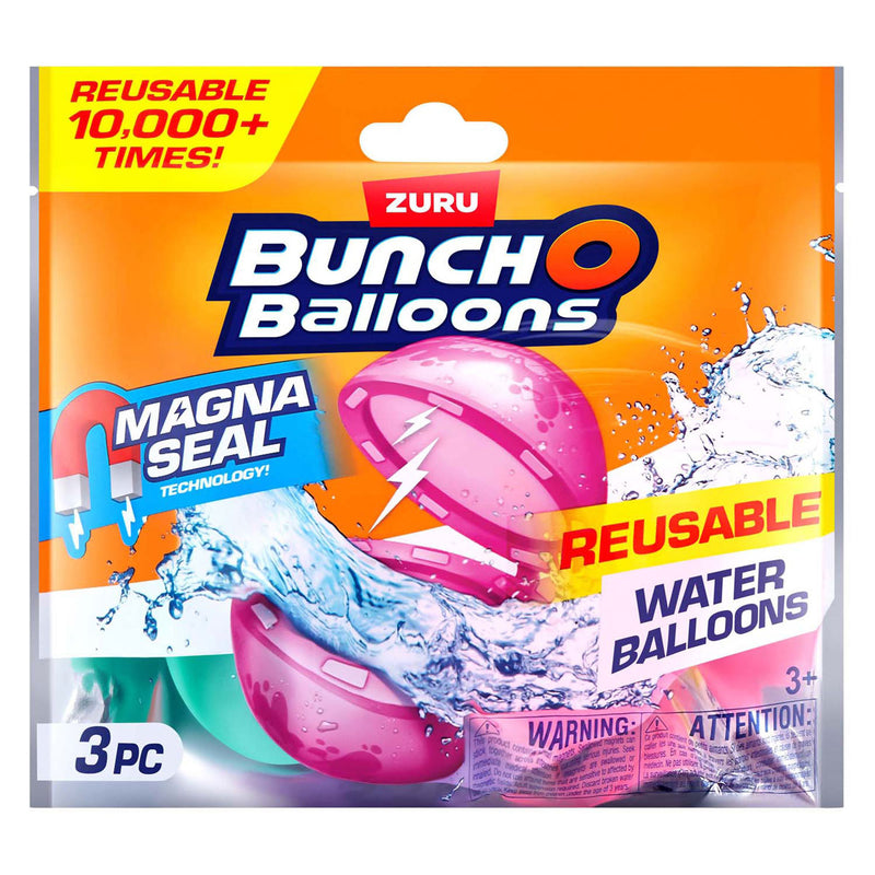 Afbeelding laden in galerijviewer, Zuru waterballonnen herbruikbaar magnetisch 3-pack zomerplezier.
