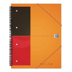 Oxford spiraalblok a5+ gelinieerd oranje