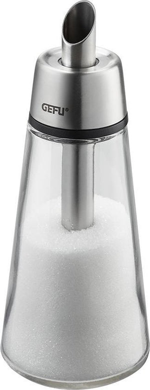 Gefu brunch suikerstrooier – 250 ml – rvs glas – voor suiker, kaneel en cacao