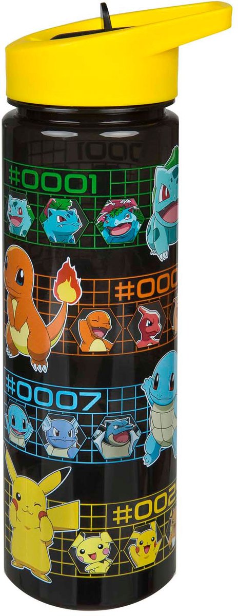 Afbeelding laden in galerijviewer, Van der meulen undercover pokemon drinkfles 600 ml - kindvriendelijke waterfles.
