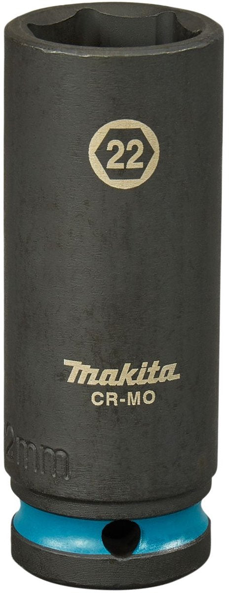Makita e-16514 impact black krachtdop 1 2 lang | 22 mm