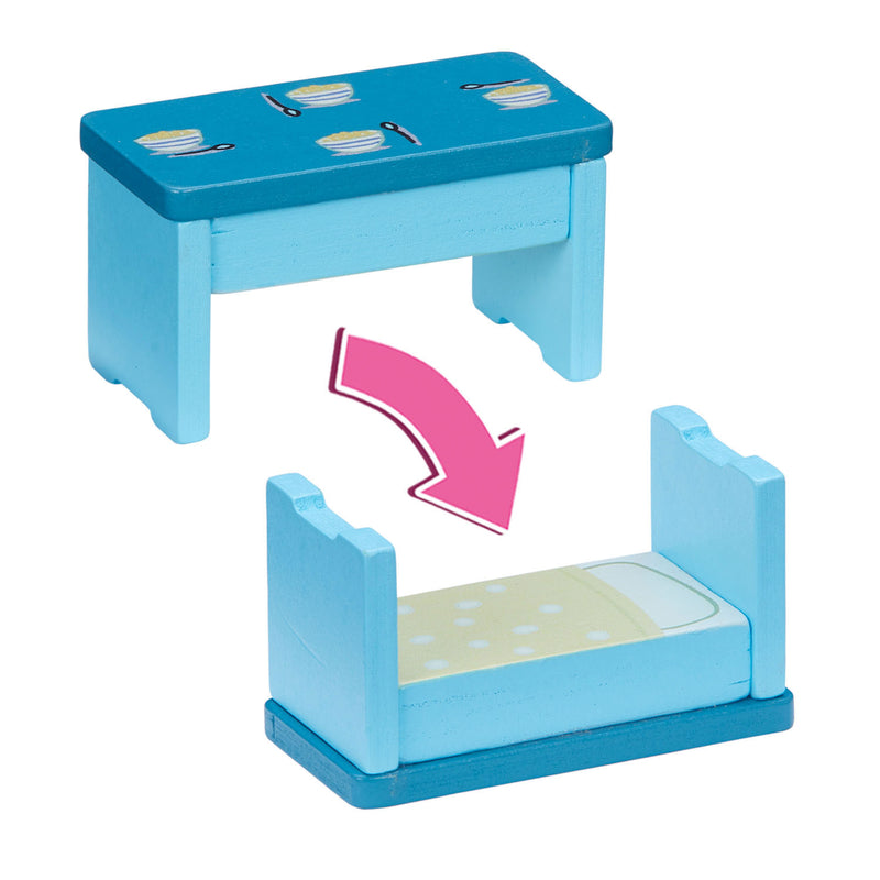 Load image into Gallery viewer, Boti houten poppenhuis peppa pig met accessoires
