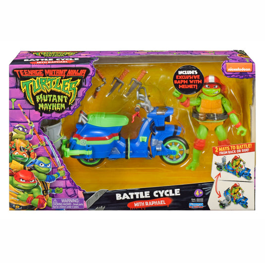 Boti teenage mutant ninja turtles battle cycle scooter met raphael