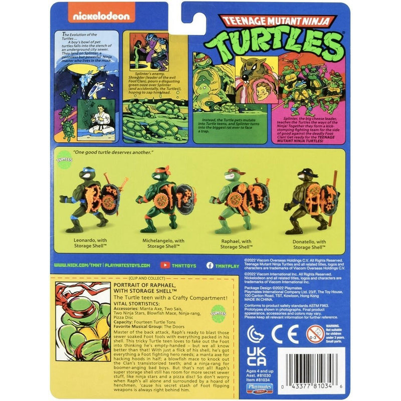 Load image into Gallery viewer, Boti Teenage Mutant Ninja Turtles Speelfiguur met Opberg Schild Raphael
