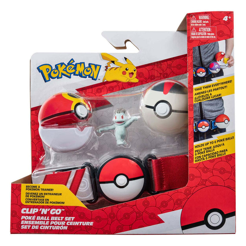 Load image into Gallery viewer, Boti Pokemon Clip N Go Pokeball Riem Speelset Machop
