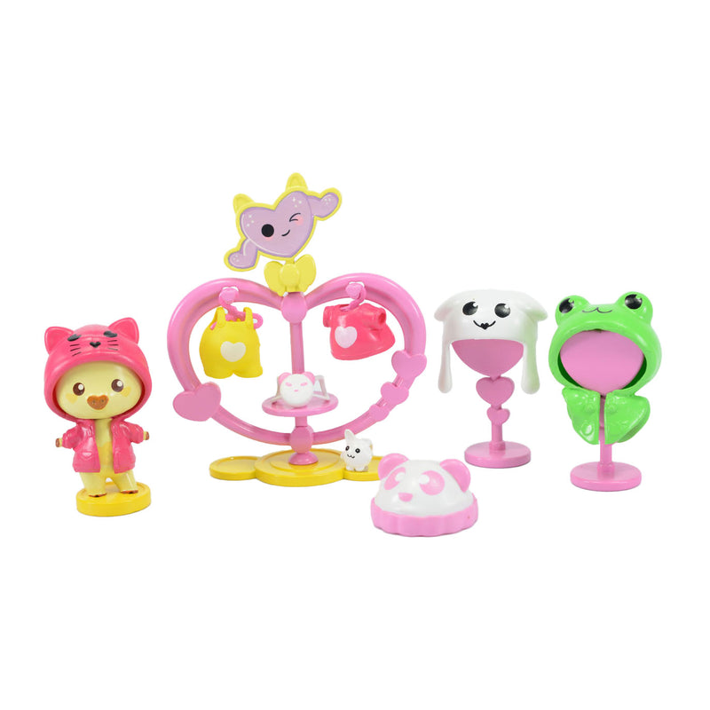 Load image into Gallery viewer, Boti pockey money piggies speelfiguur met spaarpot - kawaii pack

