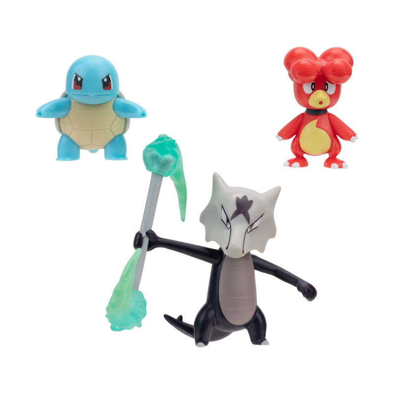 Load image into Gallery viewer, Boti pokémon batte figuur set - magby, alolan, marow, 3st.
