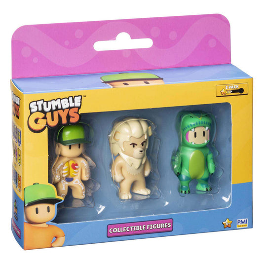Boti stumble guys actiefiguren, 3-pack