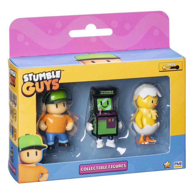 Load image into Gallery viewer, Boti stumble guys actiefiguren, 3-pack
