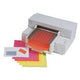 Multifunctionele etiketten herlitz neon rood 600 stuks