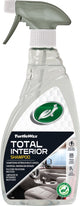 Turtle wax totaal interieur shampoo - alles-in-één interieurreiniger - voor stof, tapijt vinyl – ook voor technische schermen - siliconenvrije formule – 500ml