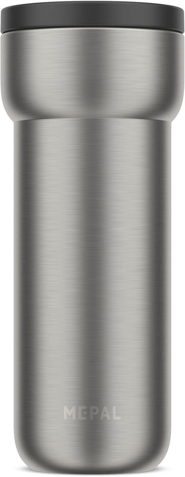 Mepal isoleerbeker ellipse - 475 ml - koffiebeker to go - lekdicht - nordic black