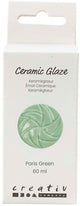 Creativ company keramiek glazuur 984-1101 c dekkend paris green - 60ml