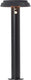 Brilliant alvero - buiten sokkellamp - hoogte 50 cm - led 4w - solar - 500 lm - 3000k - ip44 - sensor - zwart
