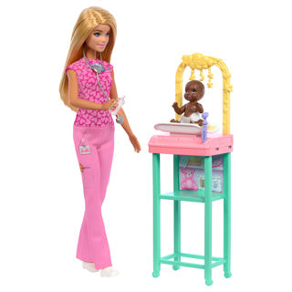 Afbeelding laden in galerijviewer, Barbie careers babydokterspop - pop
