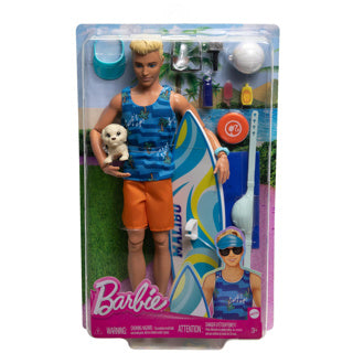 Laden Sie das Bild in Galerie -Viewer, Barbie beach pop met surfplank
