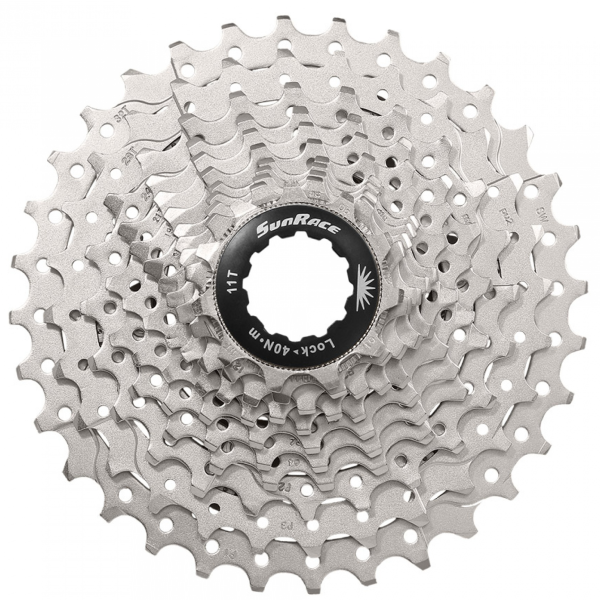 Laden Sie das Bild in Galerie -Viewer, SunRace cassette 11 speed 11-32t. zilver csrs3
