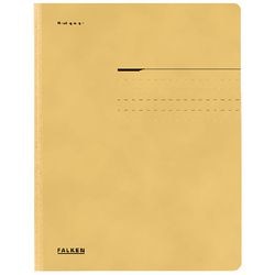 Stofklepmap falken 3-flaps a4 320g m2 geel