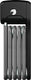 Abus Vouwslot Bordo Lite 6055 60 - Zwart