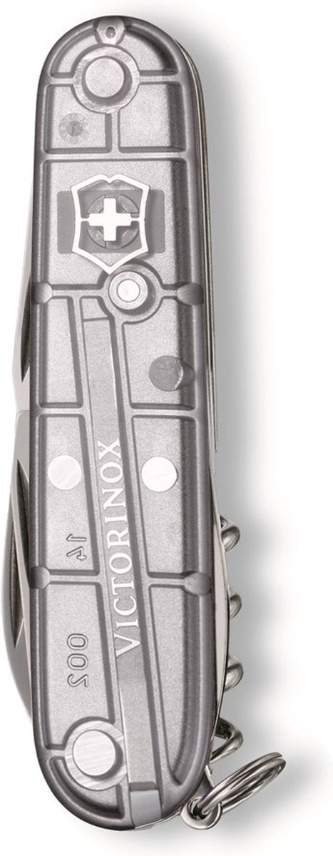 Victorinox huntsman silver tech zakmes 91 mm 15 functies transparant zilver