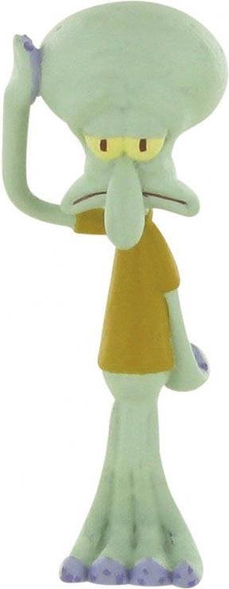 Comansi speelfiguur spongebob squidward 7 cm groen