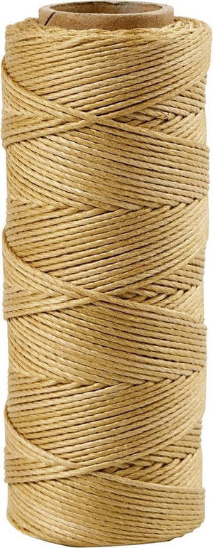 Creativ company bamboekoord, dikte 1 mm, 65 m, goud