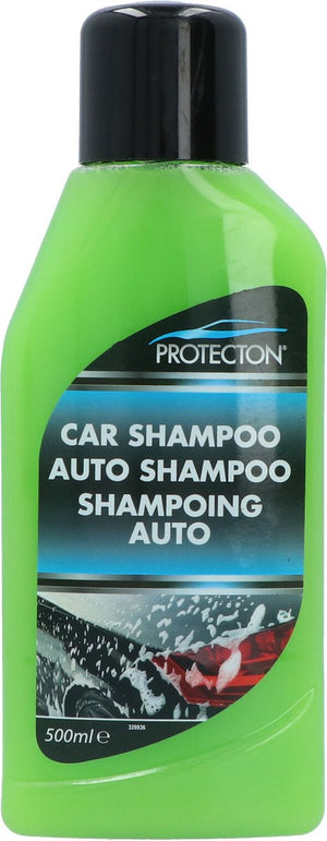 Protecton auto shampoo - reinigt grondig, snel en veilig - verwijdert vuil, vet aanslag - voor alle soorten lak - herstelt de glans - 500ml