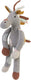 Happy horse gebreid paardje knuffel - grijs multi - baby knuffel