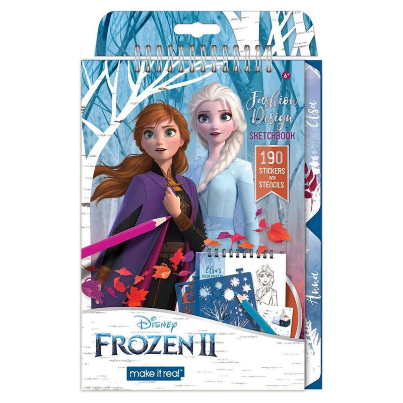 Load image into Gallery viewer, Spectron Frozen Sketchen Stickerboek met Stencils
