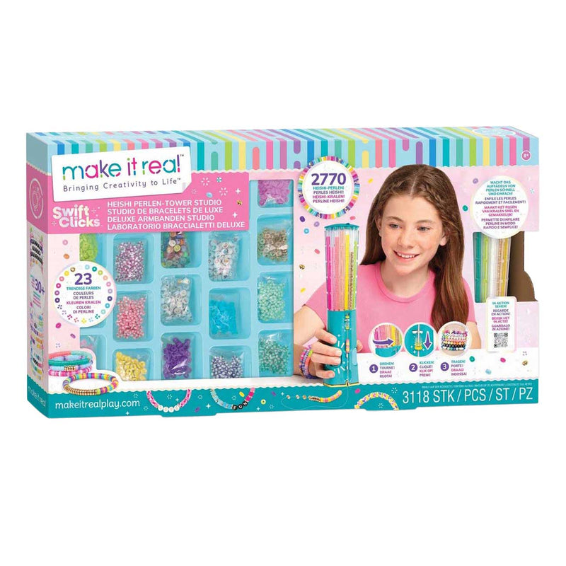 Afbeelding laden in galerijviewer, Make it real - swift clicks™ heishi deluxe armbandenmaker - maak 30+ unieke heishi armbanden
